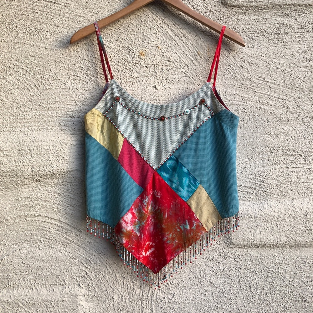 Faith by Celia Forrester Multi Colored Tank. Vintage MFREDERIC. Size- M
